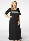 Maxi dress CACTUS - black 