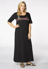 Maxi dress CACTUS - black 