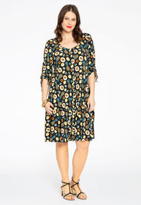 Dress ruffled FRUITY - black - #2