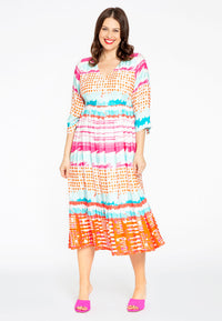 Dress ruffled WAVE - multi - #2