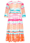 Dress ruffled WAVE - multi - #4