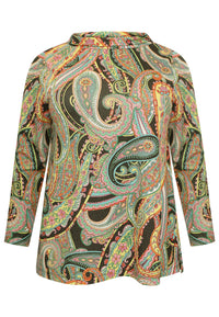 Shirt A-line PAISLEY - multi - #4