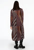 Dress plissé STRIPES - black  - #3