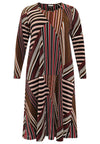 Dress plissé STRIPES - black - #4