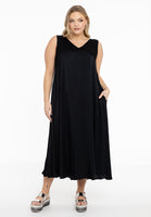 Dress swing SATIN - black - #2