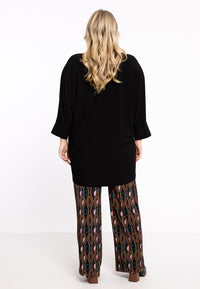 Wide leg trousers LIVA - black - #2