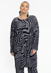 Tunic square SAVANNA - black