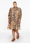 Robe à manches bouffantes machli - écru