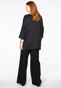 Blouse tunic SILK - black - #3