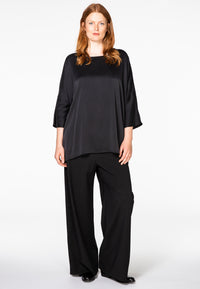 Blouse tunic SILK - black - #2