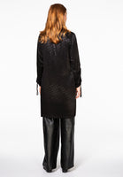 Blouse long shiny dots - black  - #3