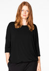 Tunic wide balloon DOLCE - black 