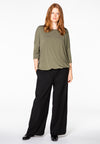 Trousers wide fit - black - #2