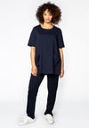 Tunic pockets POPLIN - blue