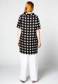 Tunic collar CIRCLE - black - #3