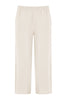 Trousers wide-fit long linen - ecru - #3