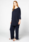 Tunic side puckering - blue - #2