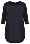Tunic side puckering - blue - #4