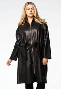 Parka leather - black - #1