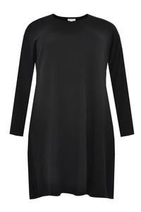 Pullover dress WOOL - black - #4