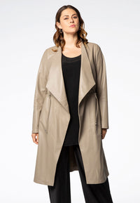 Jacket pointy leather - grey - #1