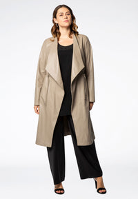 Jacket pointy leather - grey - #2