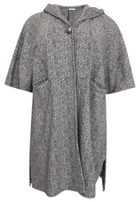 Poncho HERRINGBONE - grey - #4
