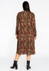 Dress with zipper BOA - brown - #3