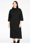 Dress turtle neck STELLA - black 