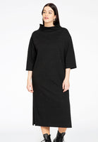 Dress turtle neck STELLA - black  - #1