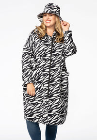 Wide raincoat ZEBRA - black - #1