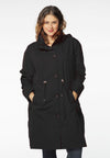 Raincoat waiststring - Noir