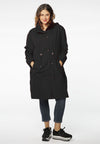 Raincoat waiststring - Noir