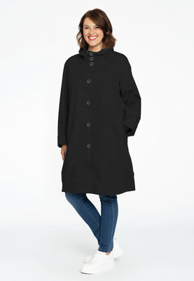 Raincoat hooded - black  - #2