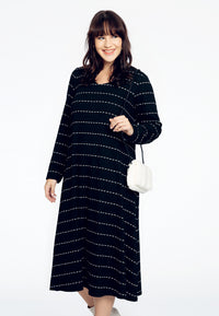 Dress zipped back TRICOT - black - #1