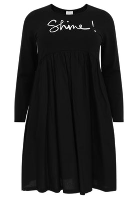 Sweater dress SHINE - black  - #4