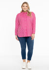 Chemisier à boutons equal stripe - rose