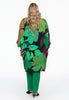 Dress bat sleeve SPLITLEAVE - green - #3