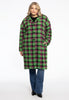 Coat boucle CHECK - green  - #5