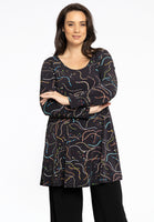 Tunic Wide Bottom BIJOU - black  - #1