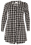 Tunic V-neck Pleat BETA - black - #4