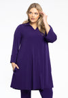 Tunic Swing collar DOLCE - purple