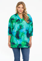 Tunic V-neck ACQUA - green  - #1