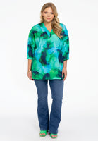 Tunic V-neck ACQUA - green  - #2