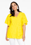 Tunique a-linge lace - jaune
