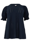 Tunic flare WAVE LACE - blue - #4