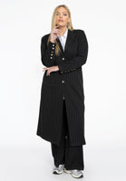 Blazer long PINSTRIPE - black  - #2