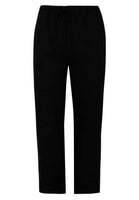 Trousers LINEN - black  - #1