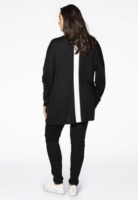 Pullover stripe wide - black - #3