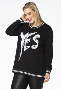 Sweater YES - black - #1